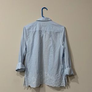 American Eagle embroidery button down